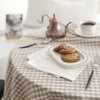 Bellife gingham check beige tablecloth for 4 people / 벨라이프