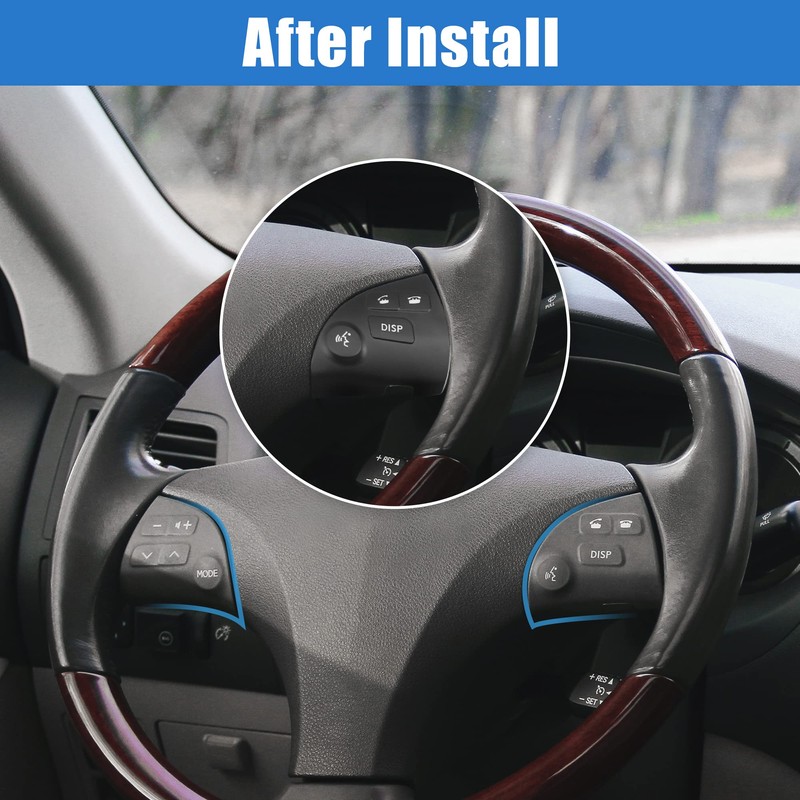 X AUTOHAUX 1 Pair Steering Wheel Volume Control Switch Button