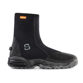 SARHLIO Neoprene Dive Boots 5mm Tall Zippered with Anti-Slip Rubber Sole Wetsuit Boots for Water Sports Scuba Diving Snorkeling (M15)