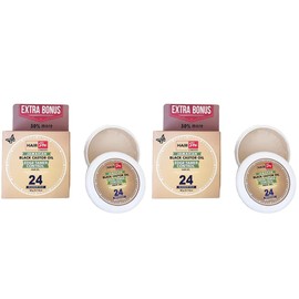 HAIR PRO JAMAICAN BLACK CASTOR OIL EDGE CONTROL GEL MAXIMUM HOLD BONUS SIZE 2 x 80G