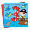 Twizler 3rd Birthday Card Boy Pirate - Age 3 Birthday