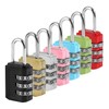 Pack of 7 Combination Locks Luggage Combination Lock Padlock Combination