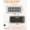 Floor Vent Covers 4x10 Inch – Heavy Duty Walkable Air