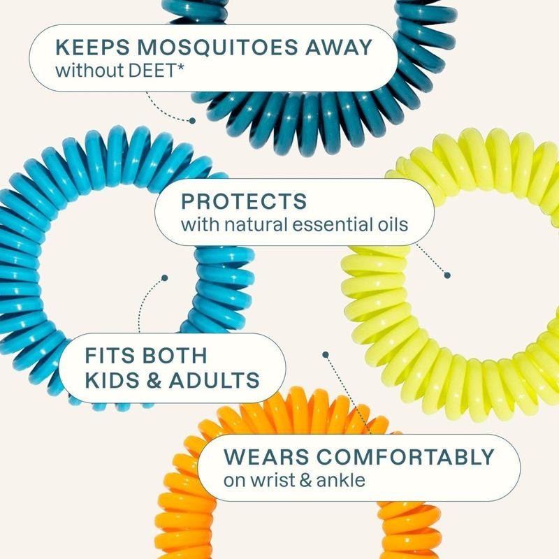Mosquito Repellent Bracelets Pack for Safe and Healthy Sleep:_50 Pack