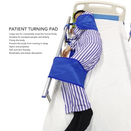 ZJchao Turning Pad Patient Patient Turning Device, Turning Bed Back Massagers Prevent Bed Sore Body Fixing Help Turn Over Pad Bed Wedges & Body Positioners for Paralysis Elderly (L)