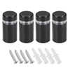 uxcell 1/2 Dia x 7/8"(12x23mm) Standoff Screws Wall Mount Sign