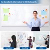 Magnetic Dry Erase Whiteboard 78"x40"- Self-Adhesive Flexible Wall Board Kit