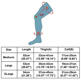 TopTie 1 PC Compression Full Leg Sleeves for Men and Women, Leg Sleeves for Sports, Running, Basketball, Shin Splints-Red(Pack of 1)-L
