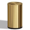 YOJIA 4.7 Gallon/18L Stainless Steel Bathroom Trash Can,Gold Garbage Bin