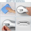 2 Pack Grab Bars for Bathtubs and Showers with 3