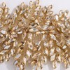 Lenjicons Bridal Rhinestone Hair Comb Large Rhienstone Wedding Headpiece Handmade