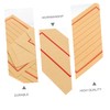 1 set Stationery Envelopes Vertical Line Note Letters Greeting Cards