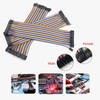 120pcs Multicolored Dupont Wire,Jumper Wires,Dupont Breadboard Ribbon Cables,40pin Male to