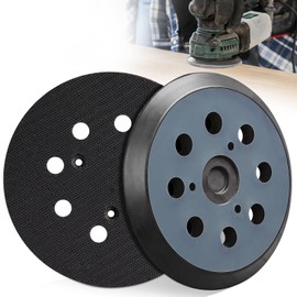 2 Pcs 5 Inch 8 Hole Sander Pad 3 Screw Holes Hook and Loop Sanding Pad for Orbital Sander Pad Replacement for BO5010 BO5030K BO5031K BO5041K