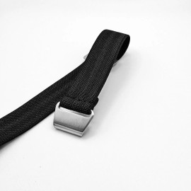 Seals Watch Company New No Pass, Diver Elastic Watch Strap Band Belt in 22mm - Dark Bond Style