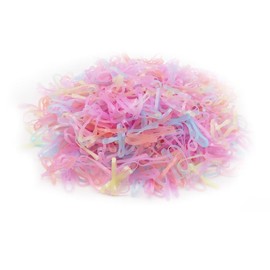oditton Mini Rubber Bands - Soft Elastic Hair Ties, Mini Toddler Braids Ponytail Holders, for Infants, Jelly color (1000 PCS)