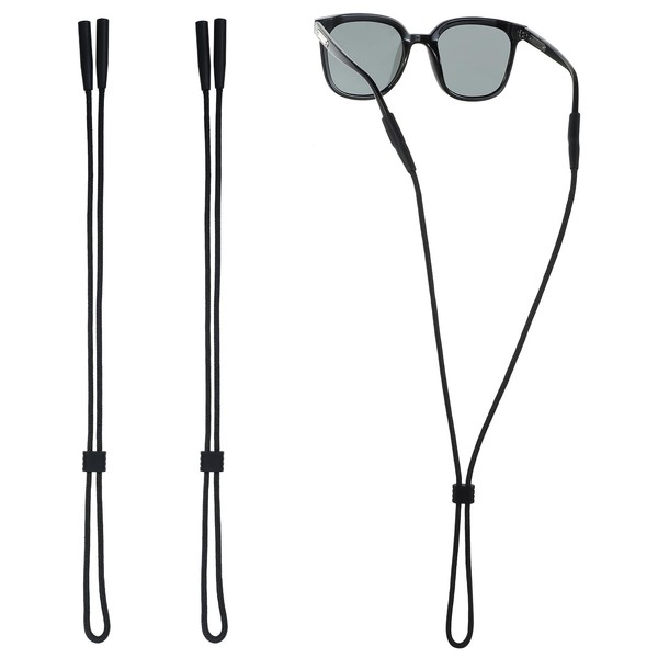 Classicseali 2PCS Sunglasses String,Adjustable Sunglass Strap,Comfortable and Soft Sunglasses Strap,