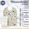 Lautoki Bib with Sleeves + Waterproof Pocket | 12-36 Months