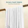 BYSURE Jersey Knit King Size Sheets Set 6 Pieces, Stretch