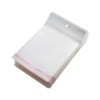 FSSTUD 100 sacchetti di plastica trasparente con foro per appenderlo,