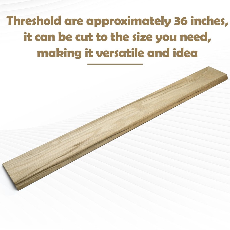 Kigley Solid Red Oak Interior Threshold Wood Overlap Threshold Transition