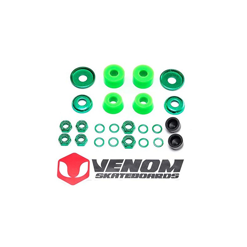 Venom Skateboards Trucks Universal Bushing & Nuts Rebuild Kit -