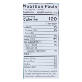 UD_Fitjoy Green Apple Sea Salt Pretzels 5 oz Case of 12 Grain Snacks