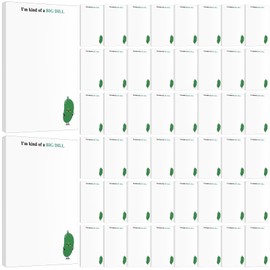 Eaasty 12 Pcs Funny Pickle Notepads Sticky Memo Notepads 600 Sheets I'm Kind of a Big Dill Pickle to Do Lists Funny Big Deal Memo Pads Gag Gift Notes for Office Coworkers Employee Supplies