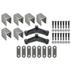 KUAFU Trailer Leaf Spring Hanger Kit for Double Eye Springs(3.5K