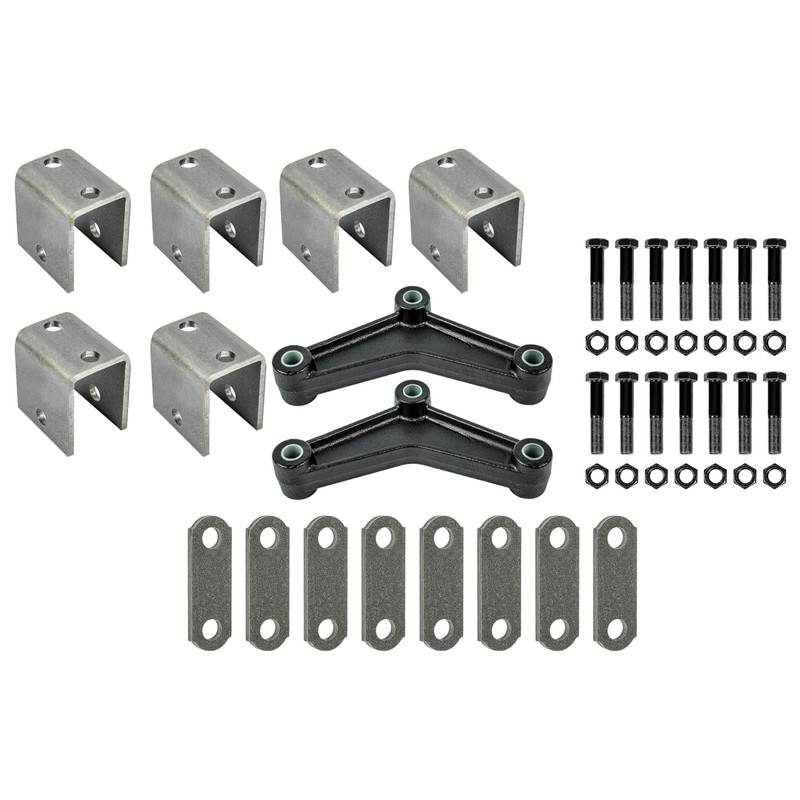 KUAFU Trailer Leaf Spring Hanger Kit for Double Eye Springs(3.5K