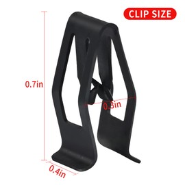 WHALETAIL 20 PCS Universal Automotive Dashboard Trim Clips, Car Metal Retainer Replacement, Car Front Console Dashboard Trim Clip Fit for Most Cars