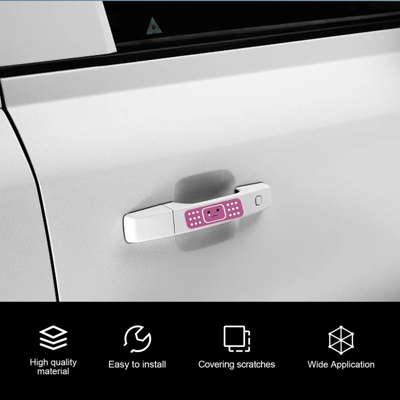 Arwrilt 7 PCS Car Bandaid Sticker, Funny Cute Bandage Vinyl