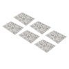 6pcs Clear Stamps Innovative Decorative Flower TPR Clear Stamps for