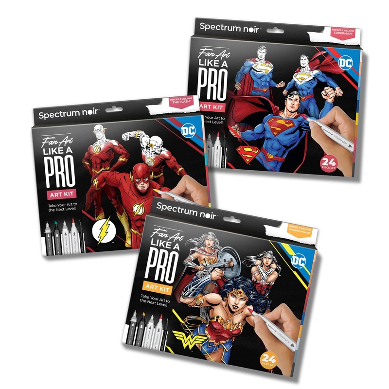 Spectrum Noir Pro Fan DC Art Kits (Flash)