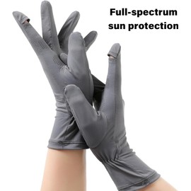 Guantes de ciclismo de seda para mujeres y hombres: ligeros, transpirables, antideslizantes, protección solar, deportes aire, equitación, guantes deportivos transpirables