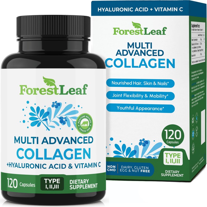 FORESTLEAF colágeno multi avanzado tipo I II III con ácido
