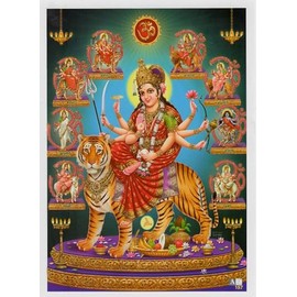 Generic Hindu Religious Spiritual Poster (Nav Durga Poster)