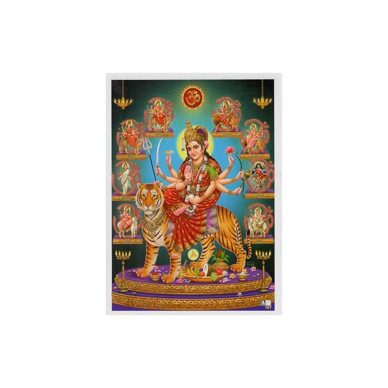 Generic Hindu Religious Spiritual Poster (Nav Durga Poster)