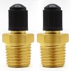 Aoyswuz 2 Pcs Brass Tank Fill Valve 1/4 Inch NPT