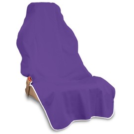 Dri Seats Waterproof Car Seat Cover – Premium Sweat Towel with Slip Resistant Backing for Front Seats in Cars, Trucks, SUVs – Universal Seat Liner, Easy Install, Machine Washable, Breathable – Purple