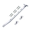 TERFÂ® 250mm Heavy Duty Aluminium Window Casement Stay Spoon Style 250mm (10'') Including Fixing Screw - Pack of 2