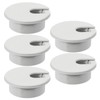 PATIKIL Cable Hole Cover, 5pcs 1.38inch/35mm Desk Wire Cord Cable