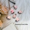 6Pcs Bow Rose Flower Hair Clips Heart Bow knot Hair