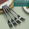 Kyraton Black Table Forks, Pack of 12, Stainless Steel Dinner