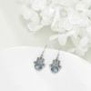 Hamsa Hand Earrings 925 Sterling Silver Hamsa Earrings Dangle Hamsa