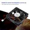 12CM 12V 0.72A 4Pin PWM Temperature Speed Control Cooling Fan