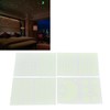 4Pcs Moon Star Wall Stickers Good Stickiness Warm Ambience Glowing
