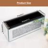 Poayewly Mirrored Remote Control Holder - Remote Holder Wall Mount
