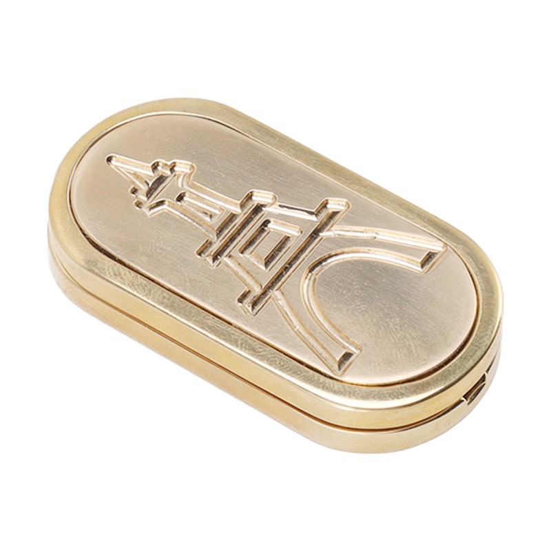 Metal EDC Fidget Slider Hand Pushing PPB Magnetic Ring Coin