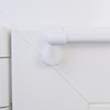 4 x window hooks, decorative hooks, window clip, white for